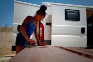 Esther Gumara Camper Camperizando en mallorca