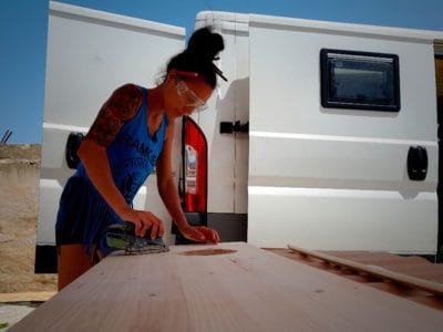 Esther Gumara Camper Camperizando en mallorca